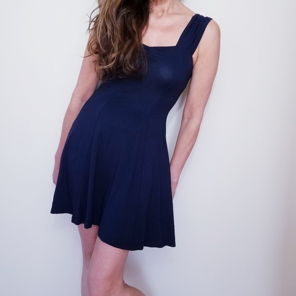 petite navy dress